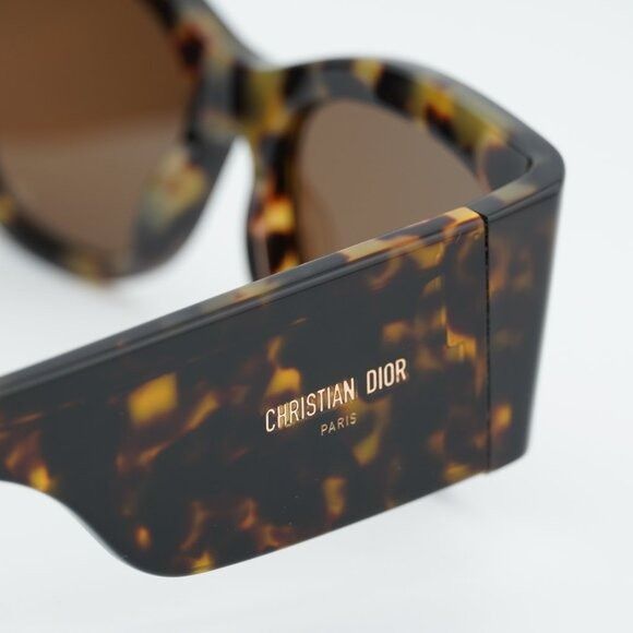 Dior Dior DIORNUIT S1I 24F0 Sunglasses Havana Square Frame Size ONE SIZE - 11 Thumbnail