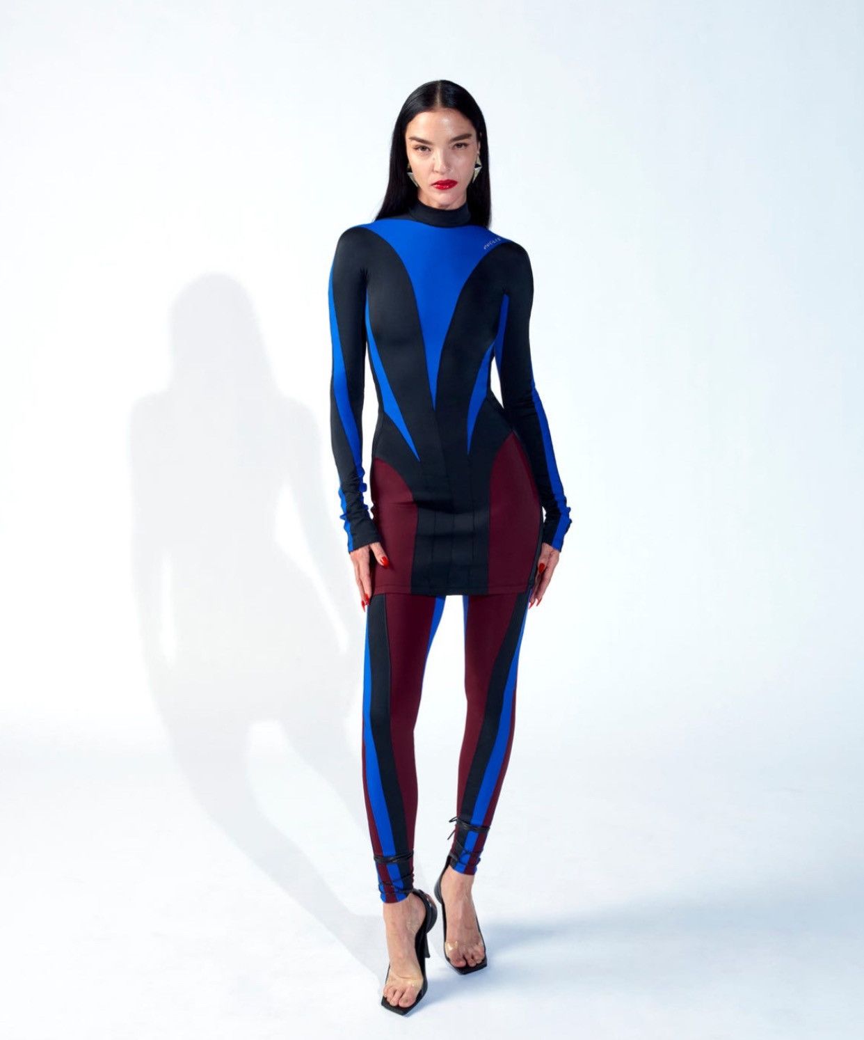 Mugler Mugler x H&M Spiral Paneled Mini Dress Size M / US 6-8 / IT 42-44 - 4 Thumbnail