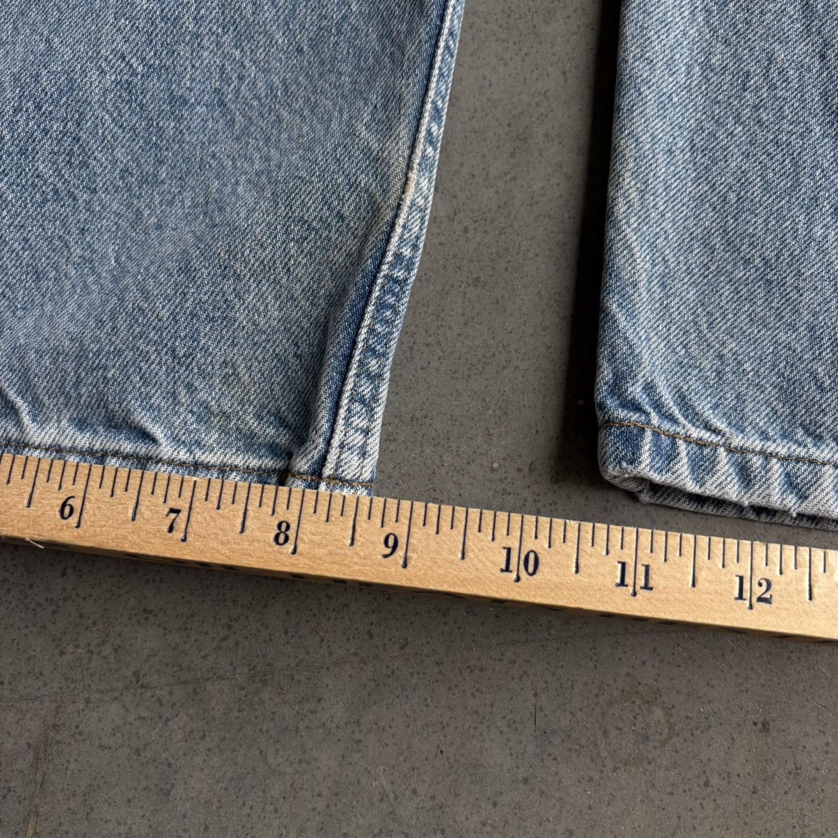 Carhartt Vintages 38x32 Baggy Carhartt Blue Jeans Workwear Carpenter Size US 38 / EU 54 - 8 Thumbnail