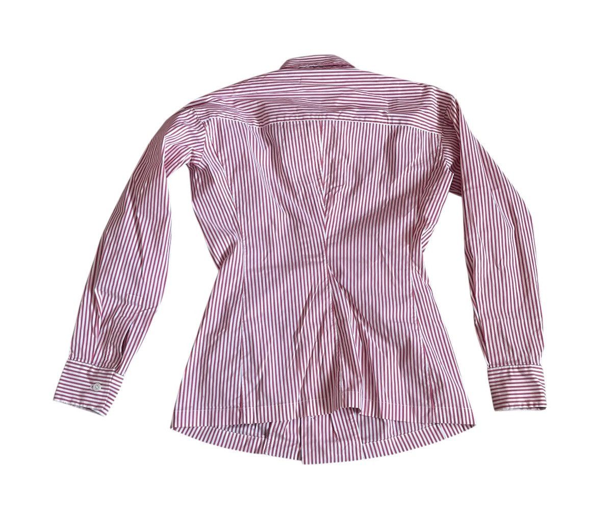 Issey Miyake Vintage issey miyake striped slimfit button up shirt Size US L / EU 52-54 / 3 - 8 Thumbnail