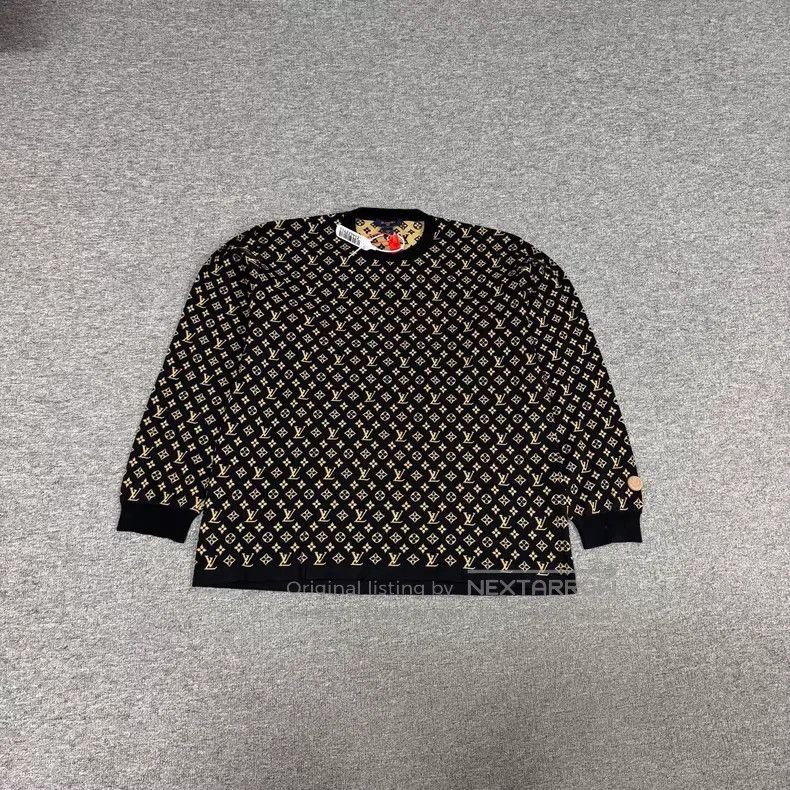 Louis Vuitton Louis Vuitton Full-printed Logo cuff leather label knittin Size US M / EU 48-50 / 2 - 1 Thumbnail