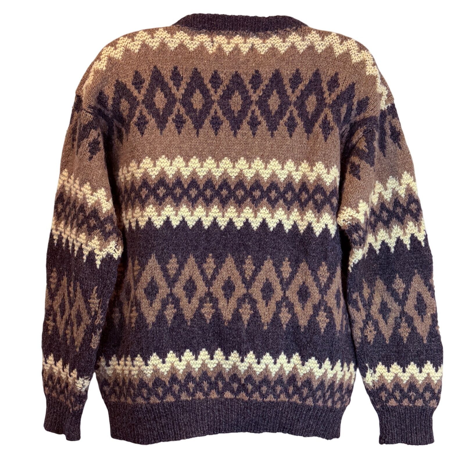 Embassy Row VINTAGE Y2K Embassy Row Hand Knit Fair Isle Sweater Size XL Size US XL / EU 56 / 4 - 3 Thumbnail