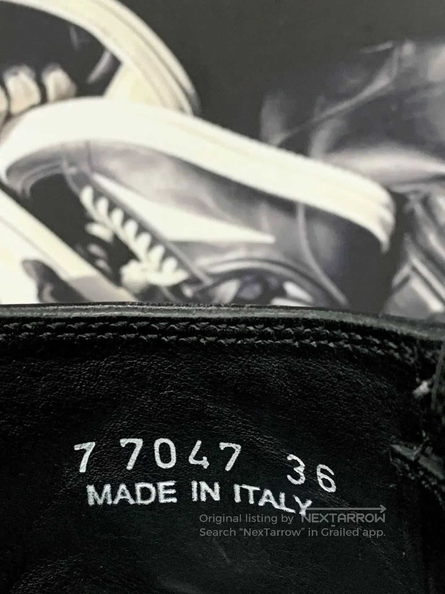 Rick Owens rick owens black and white high. Size US 5.5 / EU 38 - 9 Thumbnail