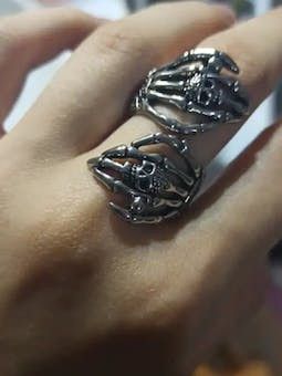 Jewelry Skeleton Hug Ring Size ONE SIZE - 2 Thumbnail