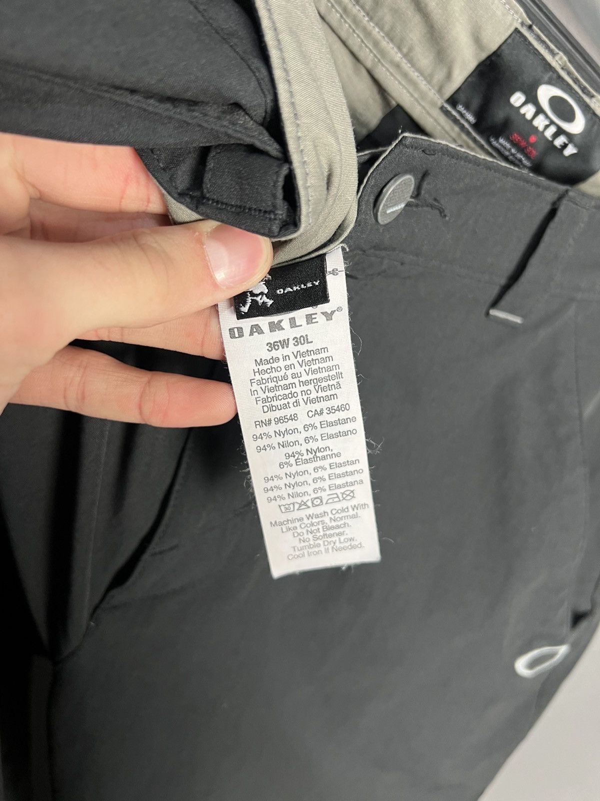 Oakley Oakley Nylon pants Size US 35 - 7 Thumbnail
