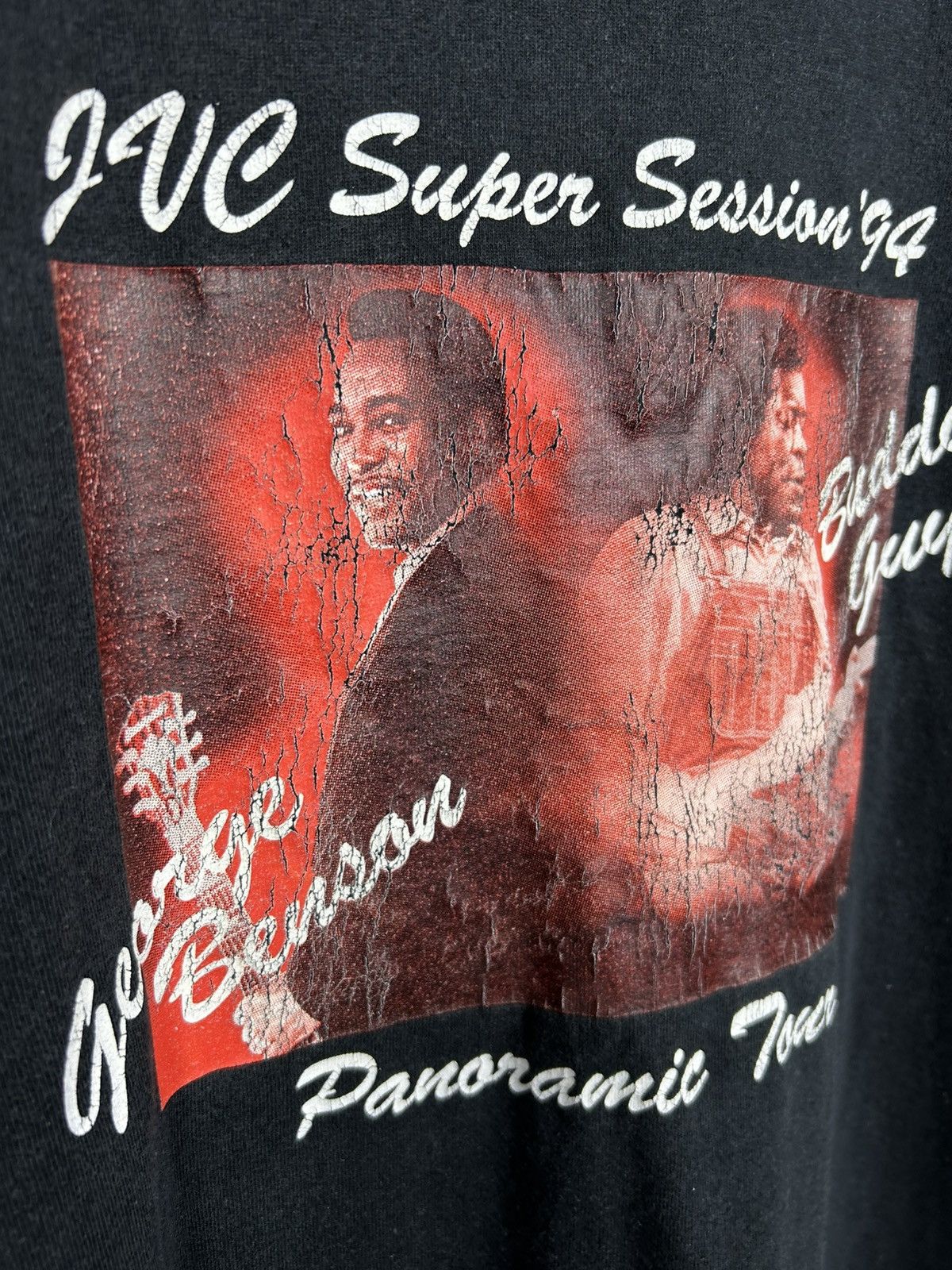 Band Tees Vintage 1994 Buddy Guy George Benson Panoramic Tour T-Shirt Size US XL / EU 56 / 4 - 6 Thumbnail