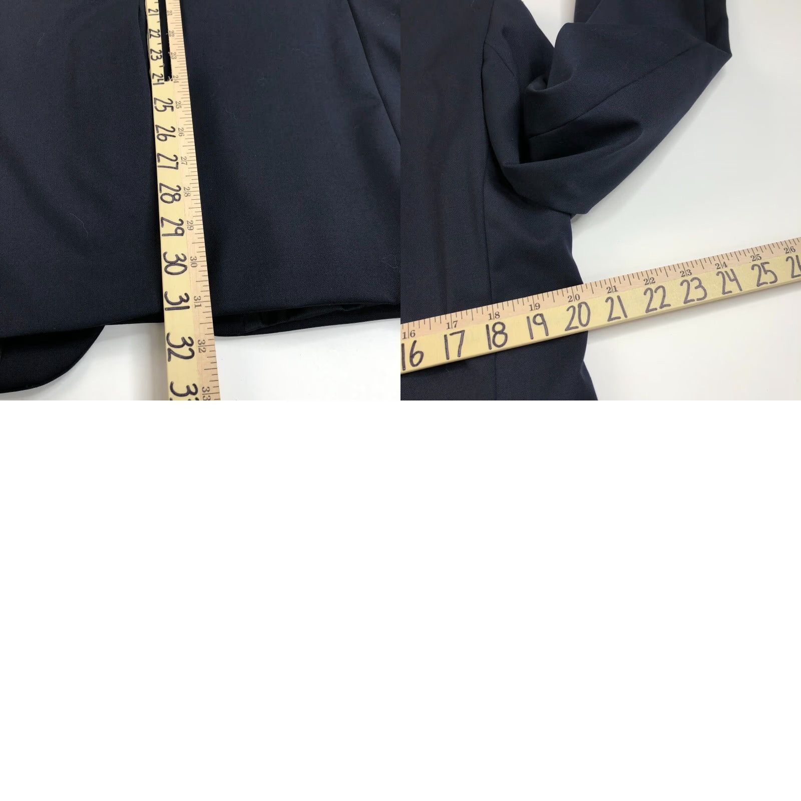 Ralph Lauren Lauren Ralph Lauren Sport Coat Blue 40R Two Button Wool Notch Lapel Men Jacket Blazer Gold Buttons Vintage No Size 40R - 10 Thumbnail