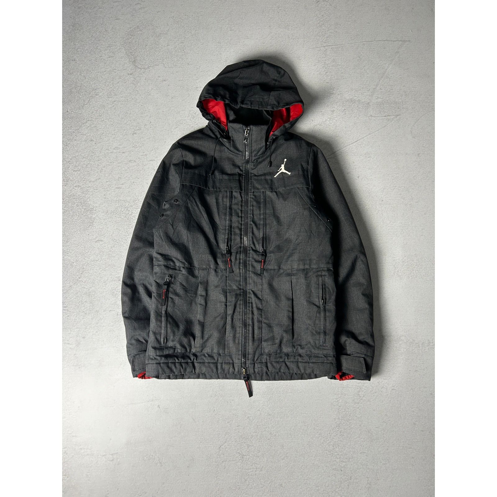 Jordan Brand Vintage Jordan Black Insulated Jacket - Men's Small Size US S / EU 44-46 / 1 - 1 Thumbnail