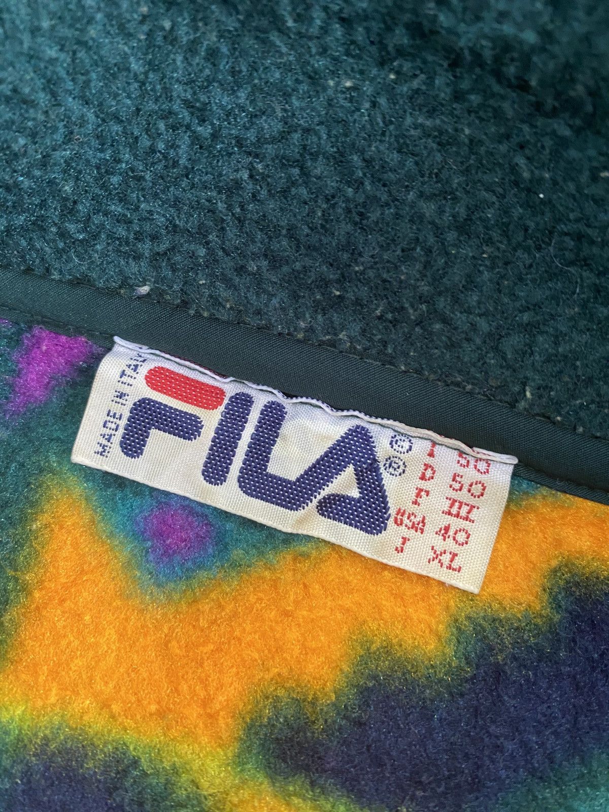 Fila × Vintage Vintage Fila Fleece Jacket Size US M / EU 48-50 / 2 - 7 Thumbnail