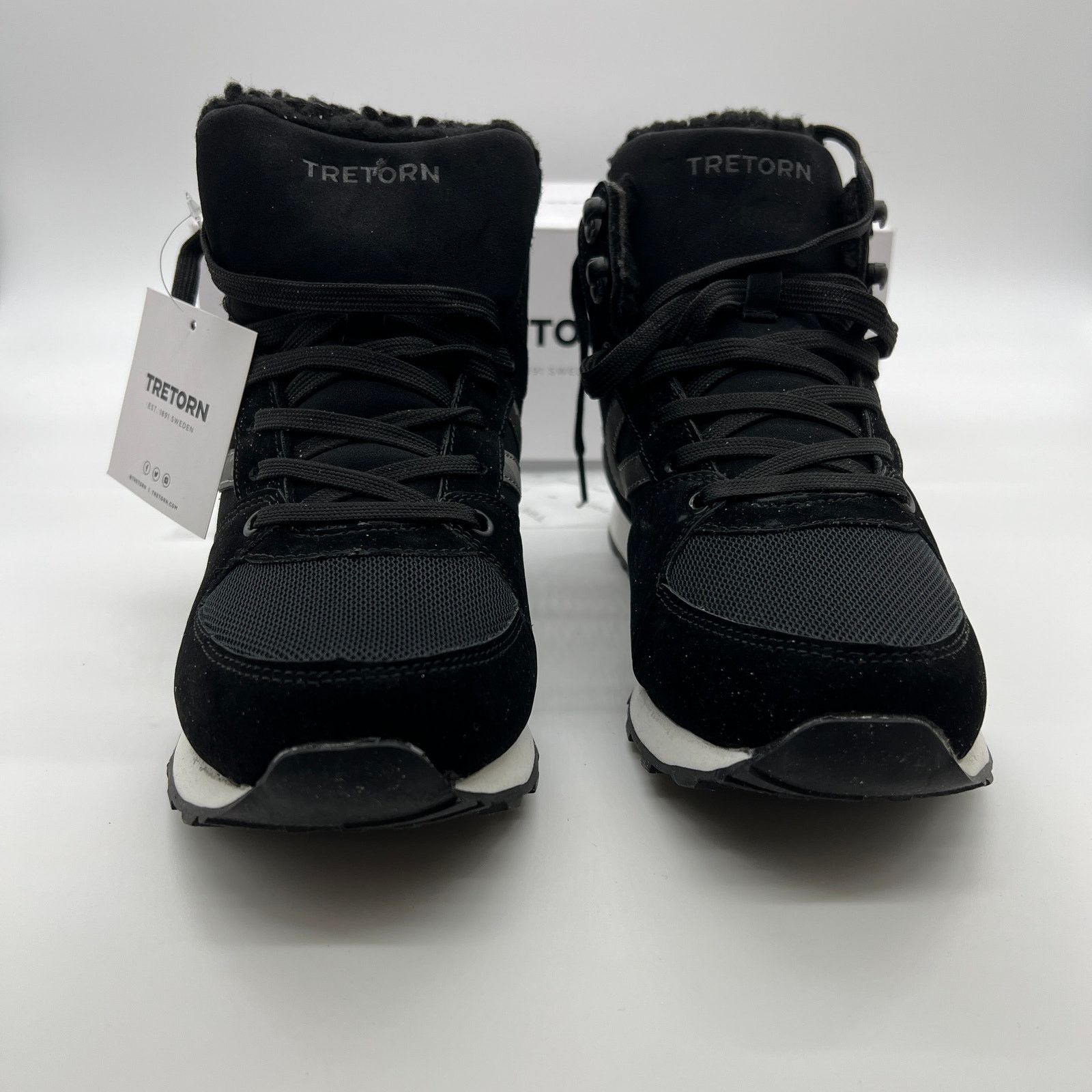 Tretorn Tretorn Lace-Up Hiker Boots Lily Size 8 Medium Black Color Size US 8 / IT 38 - 3 Thumbnail