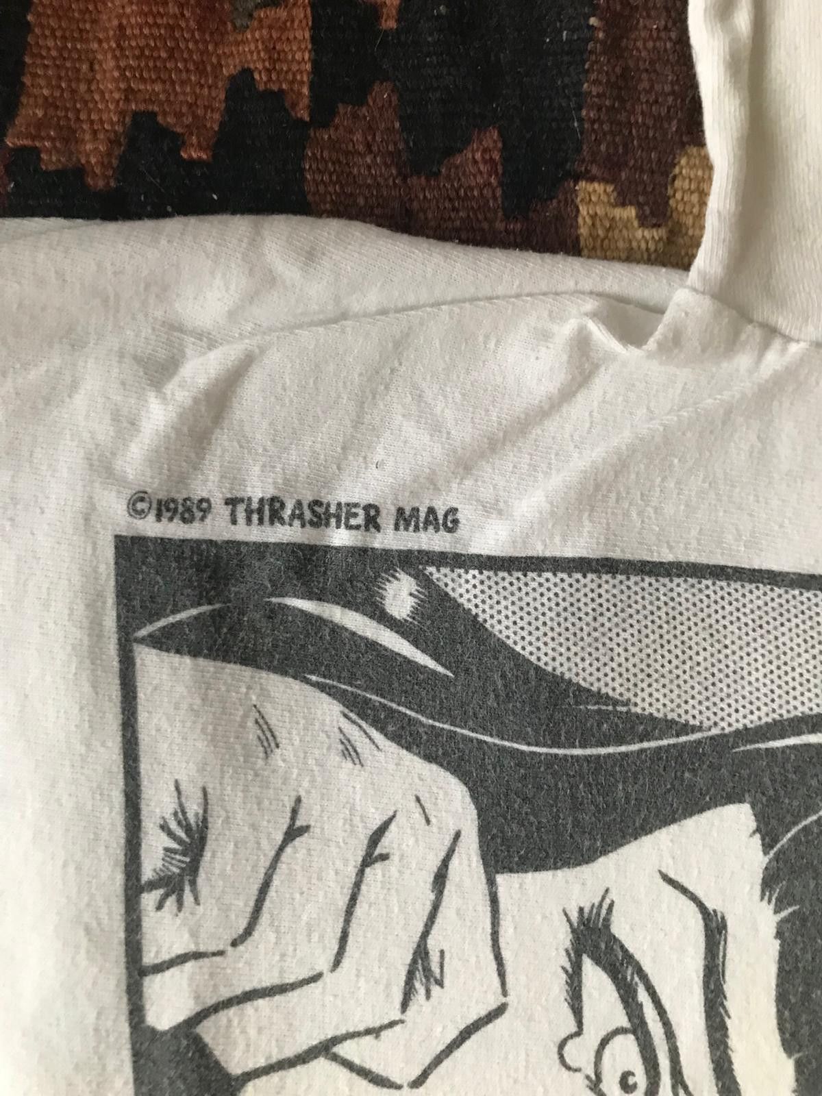 Thrasher Vintage THRASHER "Boyfriend Can't Sk8" 1989 Size US S / EU 44-46 / 1 - 8 Thumbnail