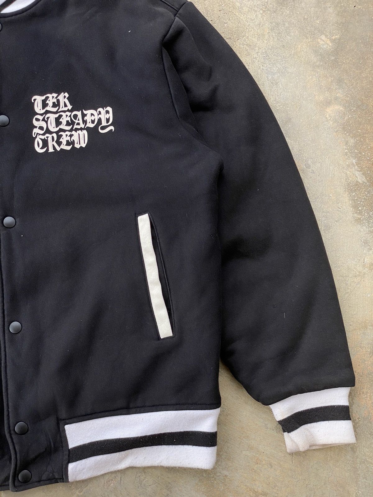 Japanese Brand × Vintage Tek One Visual Vandalizm Japan Varsity Jacket Size US L / EU 52-54 / 3 - 7 Thumbnail