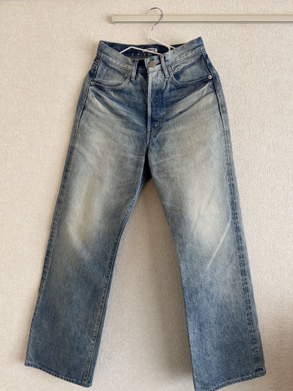 Auralee Auralee Selvedge Faded Heavy Denim Pants Size 24" / US 00 / IT 34 - 1 Thumbnail