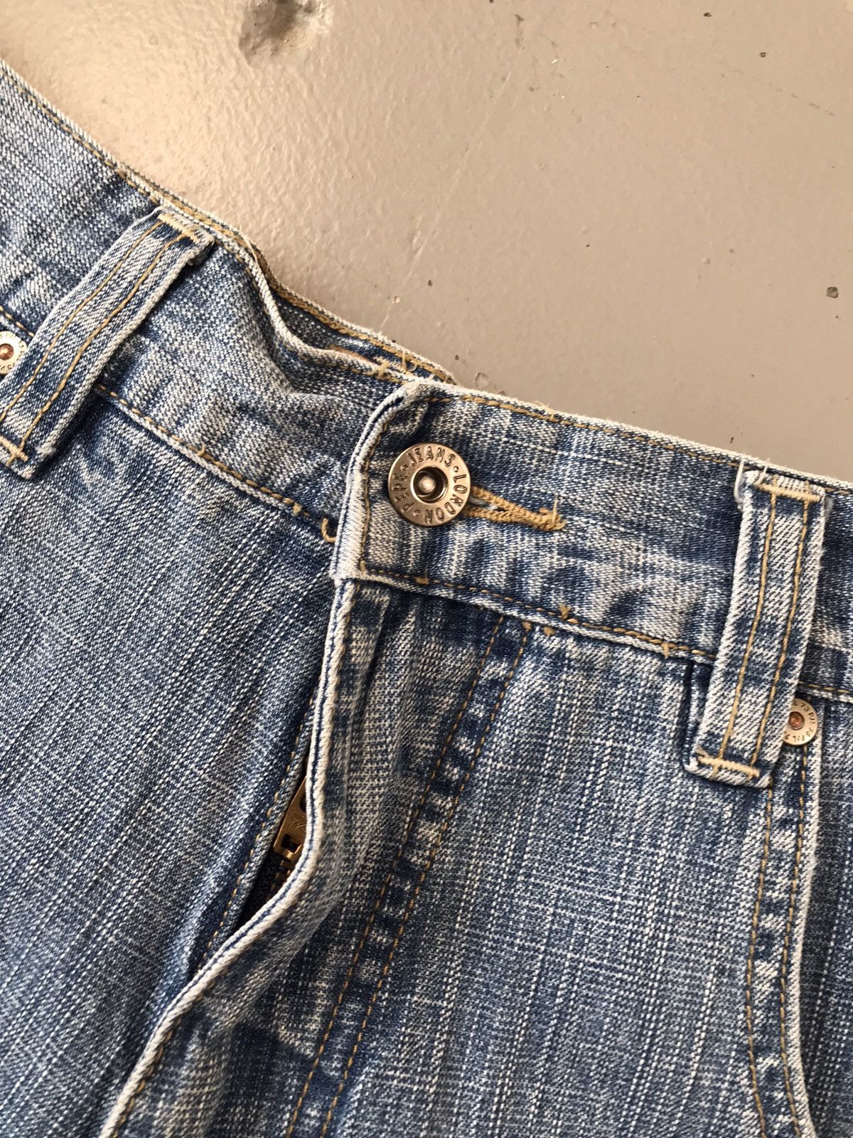 Pepe Jeans × Vintage vintage Pepe jeans SpellOut distressed embroidered denim Size US 34 / EU 50 - 9 Thumbnail