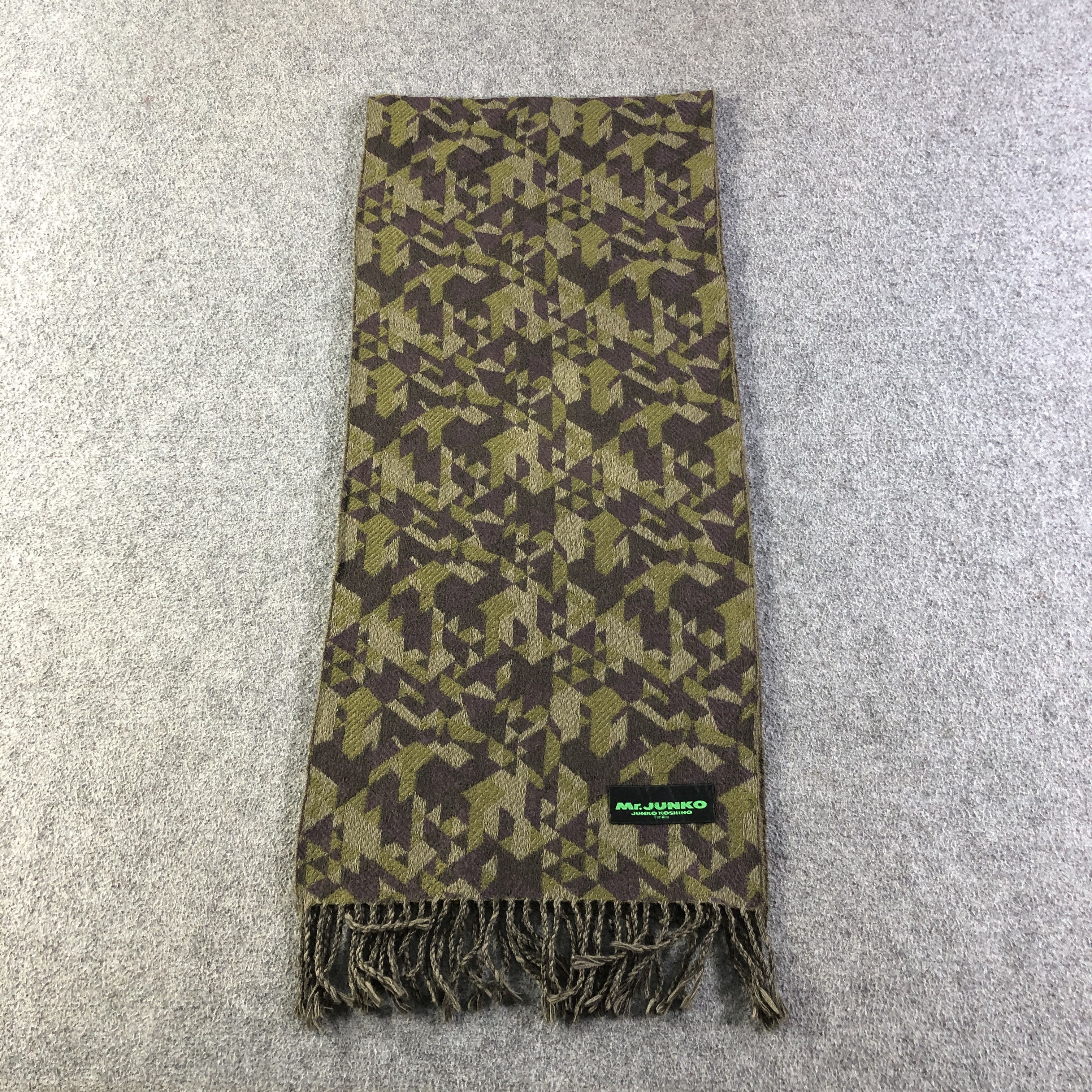 Mr. Junko Junko Koshino Wool Scarf Muffler V2717 Size ONE SIZE - 2 Thumbnail