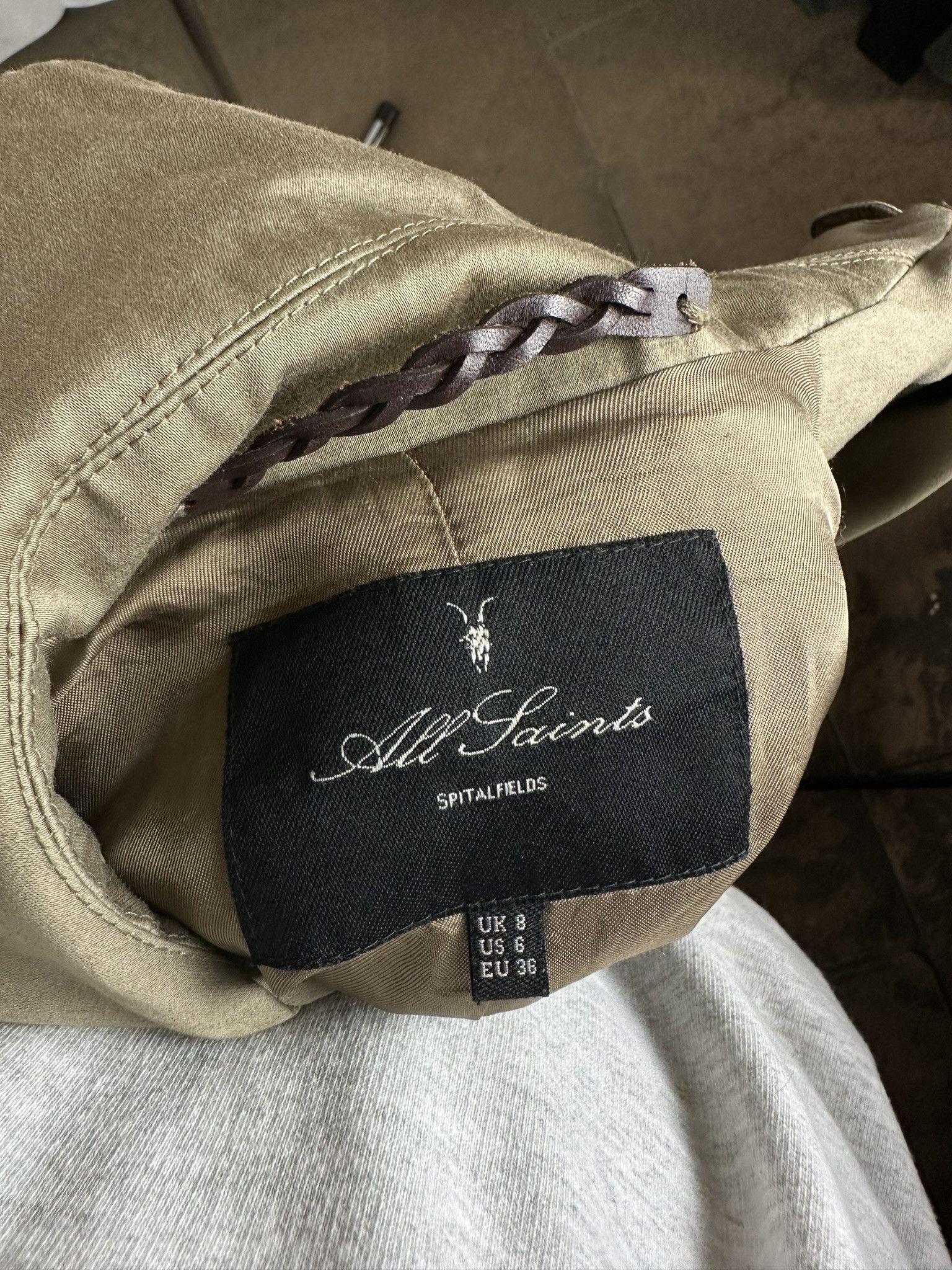 Allsaints × Designer AW07 Allsaints Elegant Oldmoney Short Coat Blazer Size S / US 4 / IT 40 - 13 Thumbnail