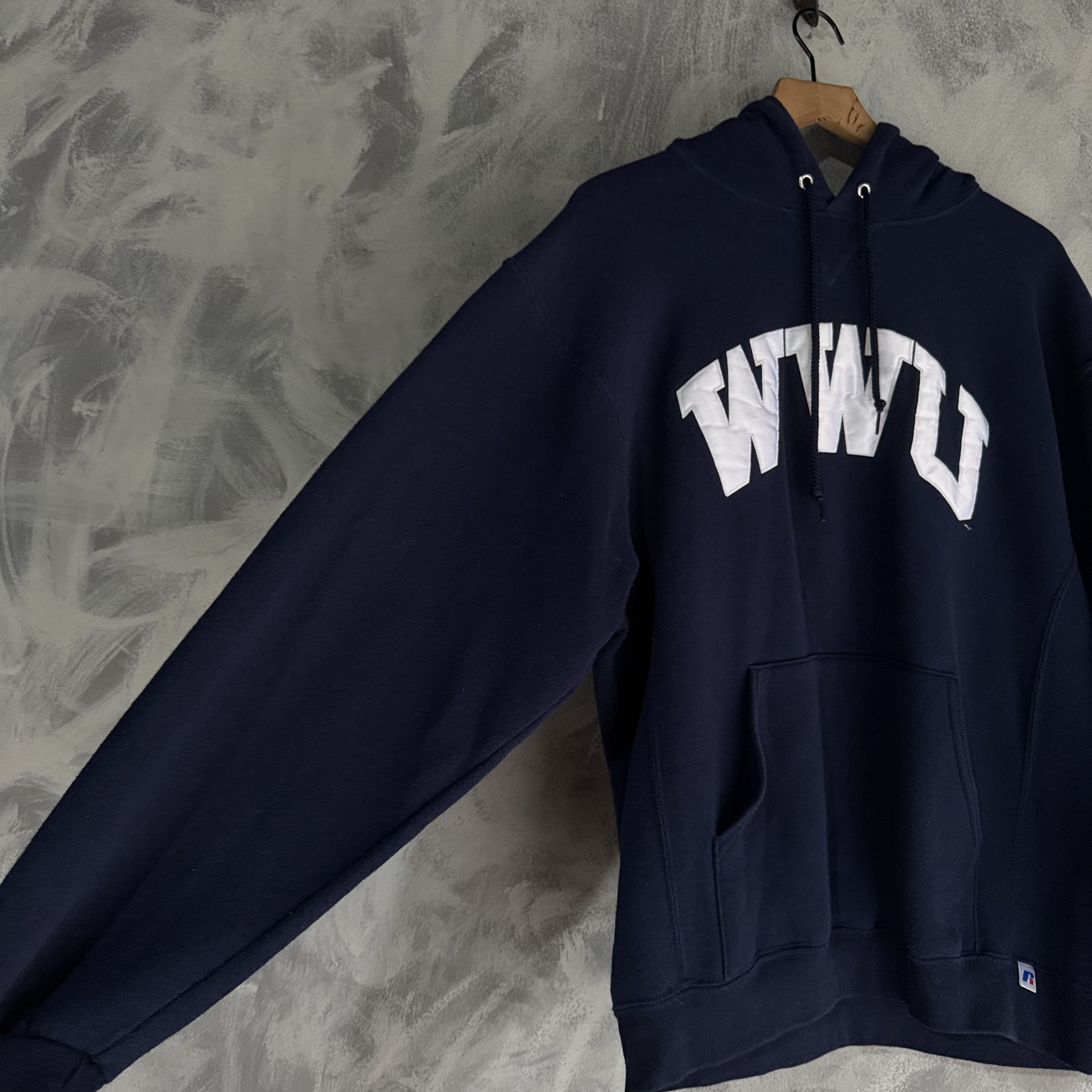 Russell Athletic Vtg Western Washington University Hoodie Mens Blue Russell Size US L / EU 52-54 / 3 - 3 Thumbnail
