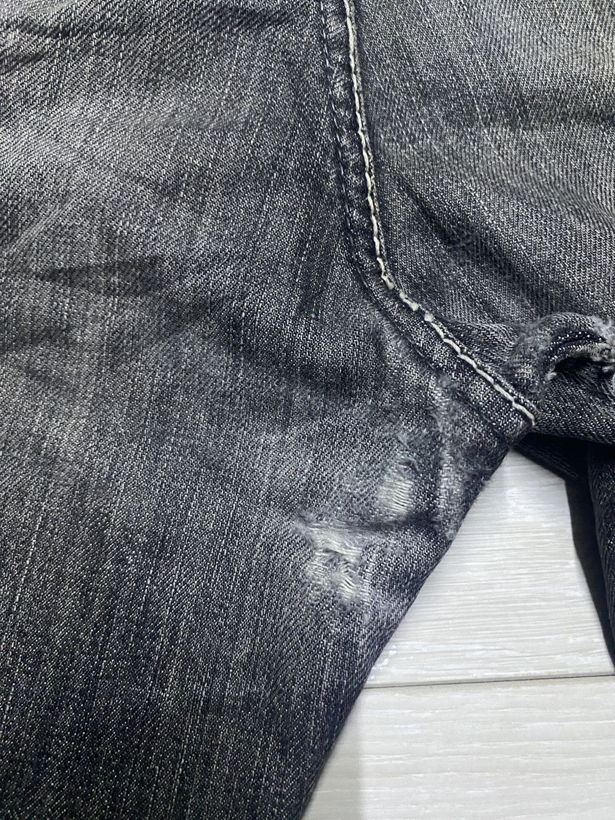 If Six Was Nine Vintage Japanese Brand On Board Patches Bootcut Flare Jeans Size US 34 / EU 50 - 12 Thumbnail