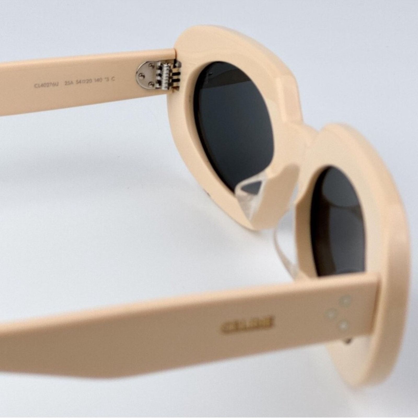 Celine New! Celine Beige Oval Sunglasses CL40276U 25A, Authentic Size ONE SIZE - 6 Thumbnail