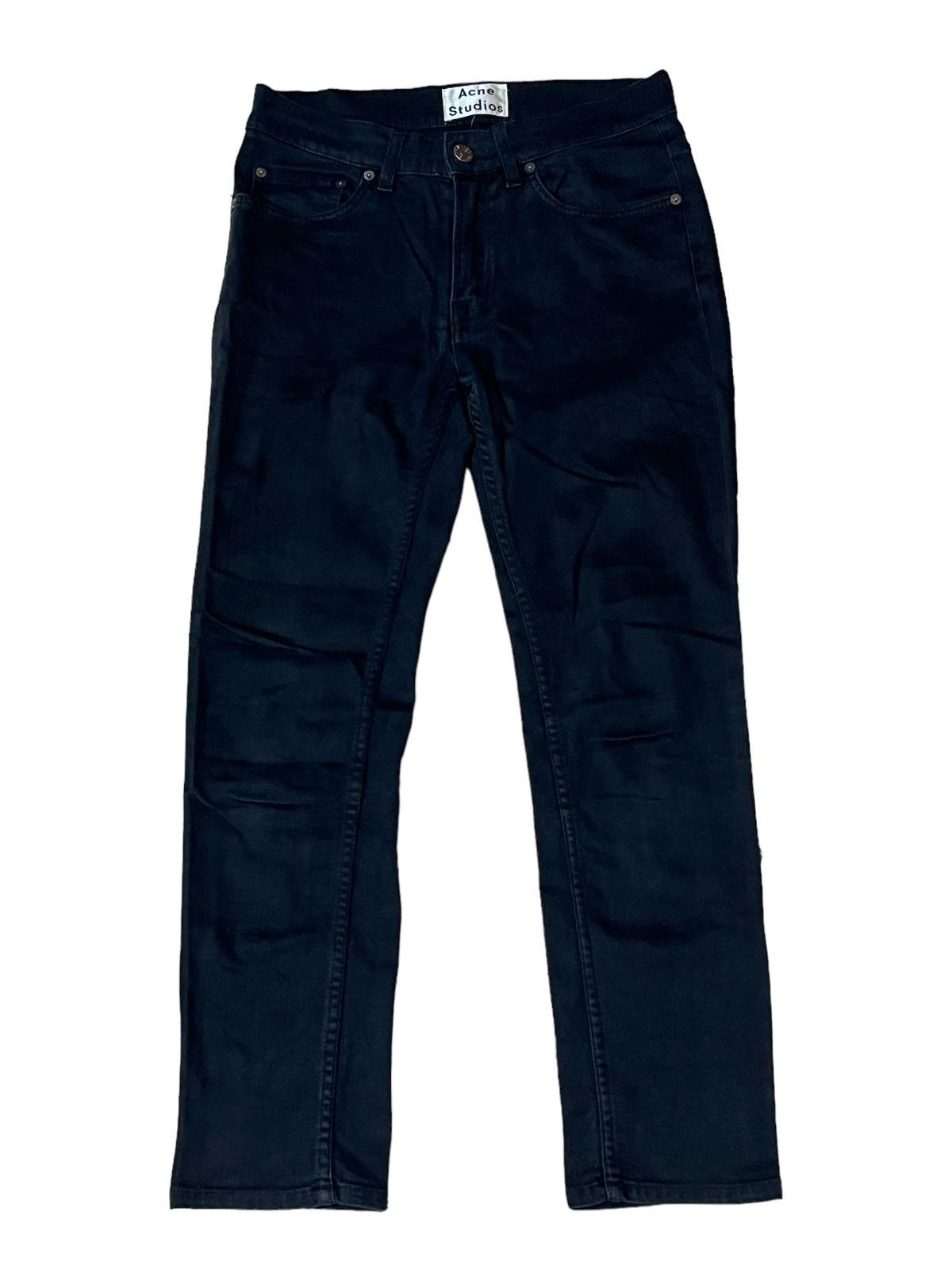 Acne Studios ACNE STUDIOS SUPER BLACK SLIM FIT JEANS Size US 28 / EU 44 - 1 Thumbnail