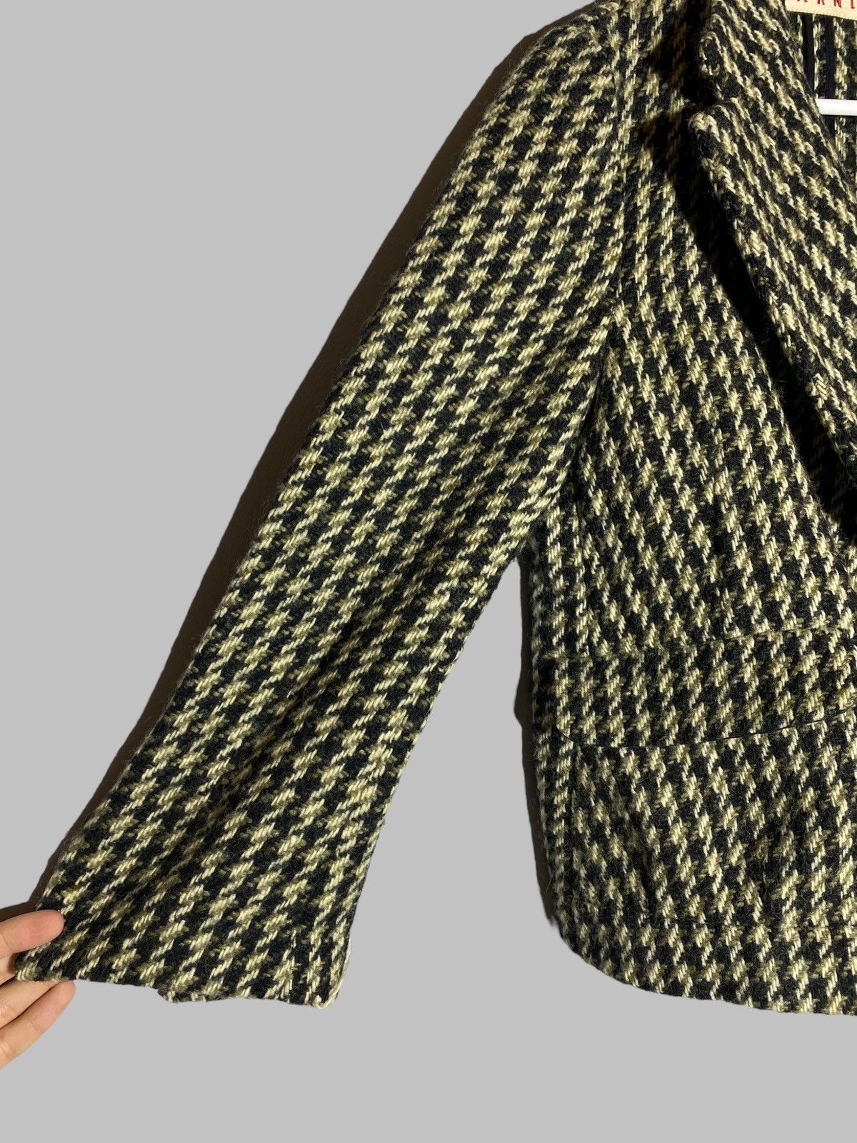 Marni Marni Wool Tweed Jacket Houndstooth Pattern Women’s Size 44 Size M / US 6-8 / IT 42-44 - 7 Thumbnail