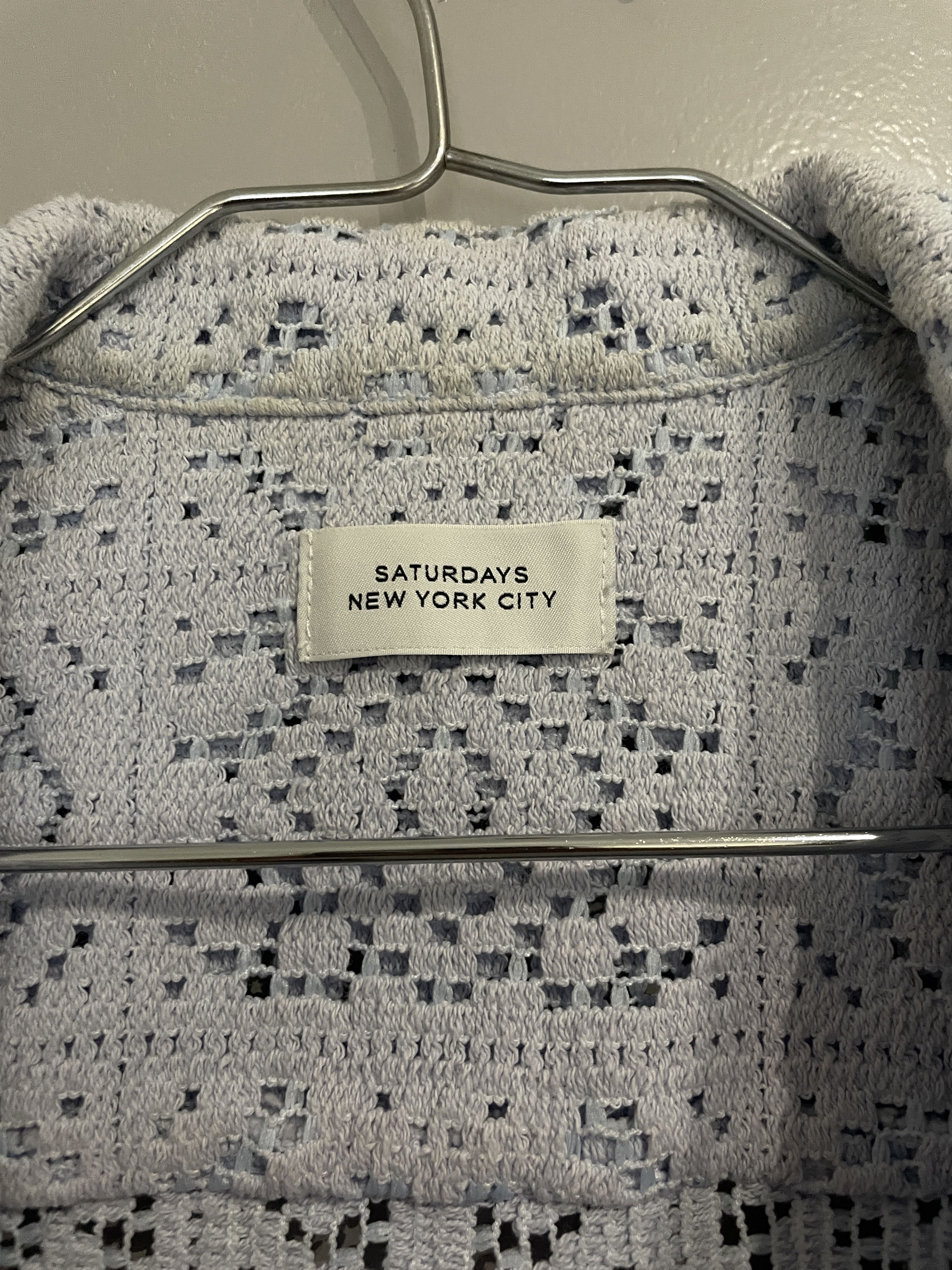 Saturdays NYC Canty Cotton Lace SS Shirt Size US S / EU 44-46 / 1 - 2 Thumbnail