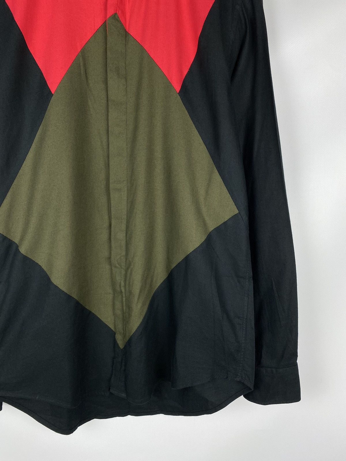 MSGM MSGM men’s long sleeve geometric pattern button up shirt Size US M / EU 48-50 / 2 - 6 Thumbnail