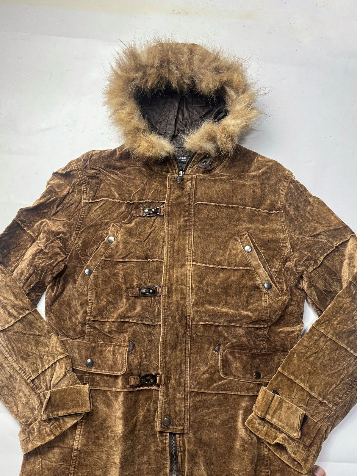 Le Grande Bleu (L.G.B.) FAUX FUR VELVET SUEDE INTHEATTIC SEDITIONARIES PUNK STYLE Size US L / EU 52-54 / 3 - 2 Thumbnail