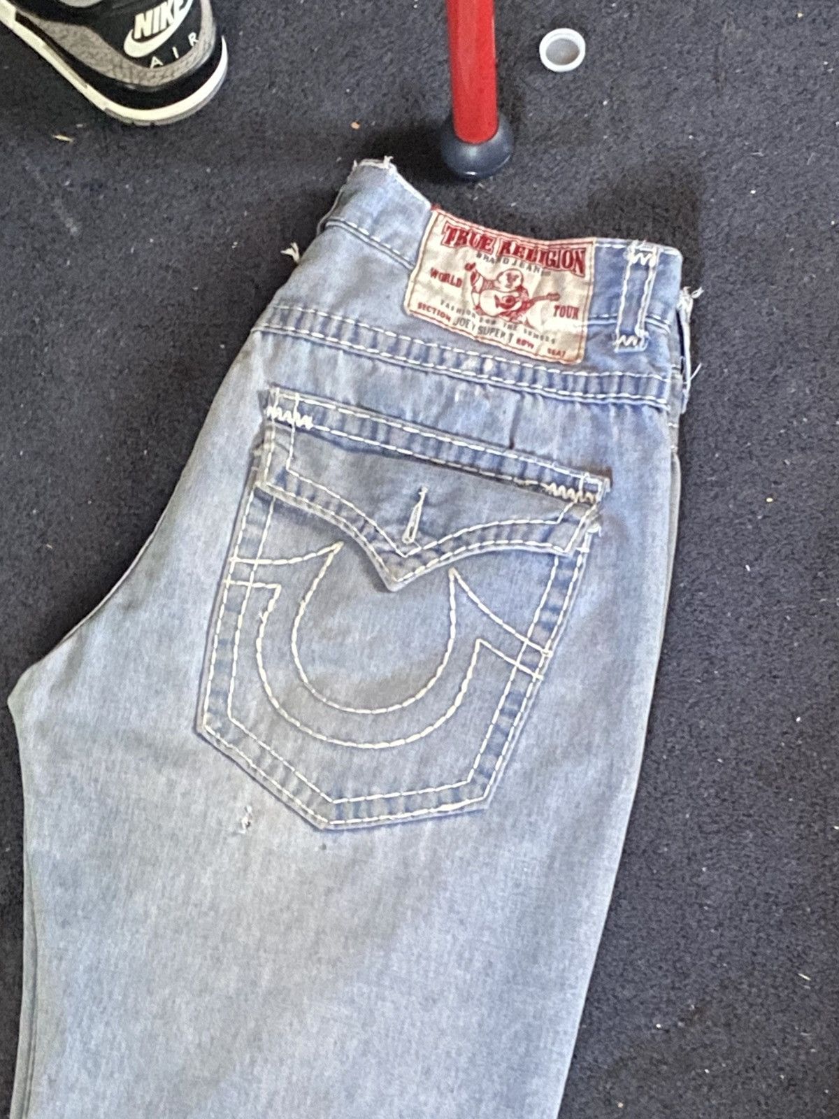 True Religion 38 Vintage True Religion Baggy Jeans Closet Clean-Out” Size US 38 / EU 54 - 4 Thumbnail