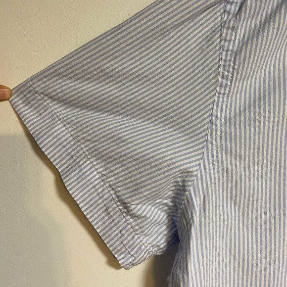Tommy Hilfiger Tommy Hilfiger Short Sleeve Striped Oxford Shirt - XXL Size US XXL / EU 58 / 5 - 4 Thumbnail