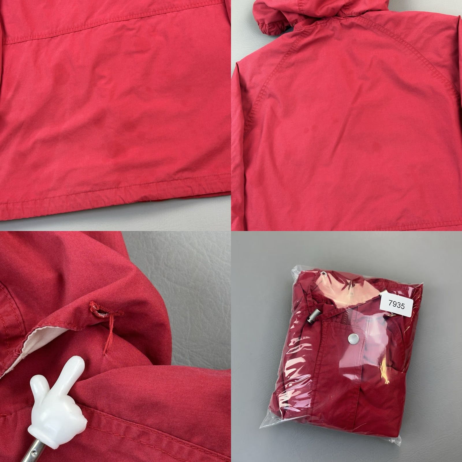 London Fog VINTAGE London Fog Jacket Women's Small Red Full Zip Removable Hood Rain Coat Size S / US 4 / IT 40 - 11 Thumbnail