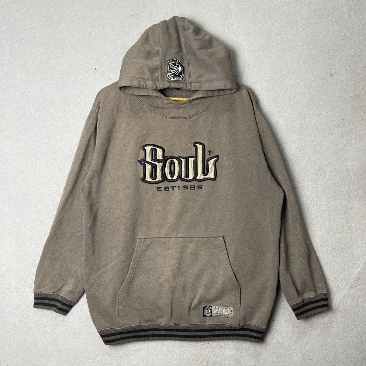Japanese Brand Vintage Soul Los Angeles Pullover Hoodie Japan Size US L / EU 52-54 / 3 - 1 Thumbnail