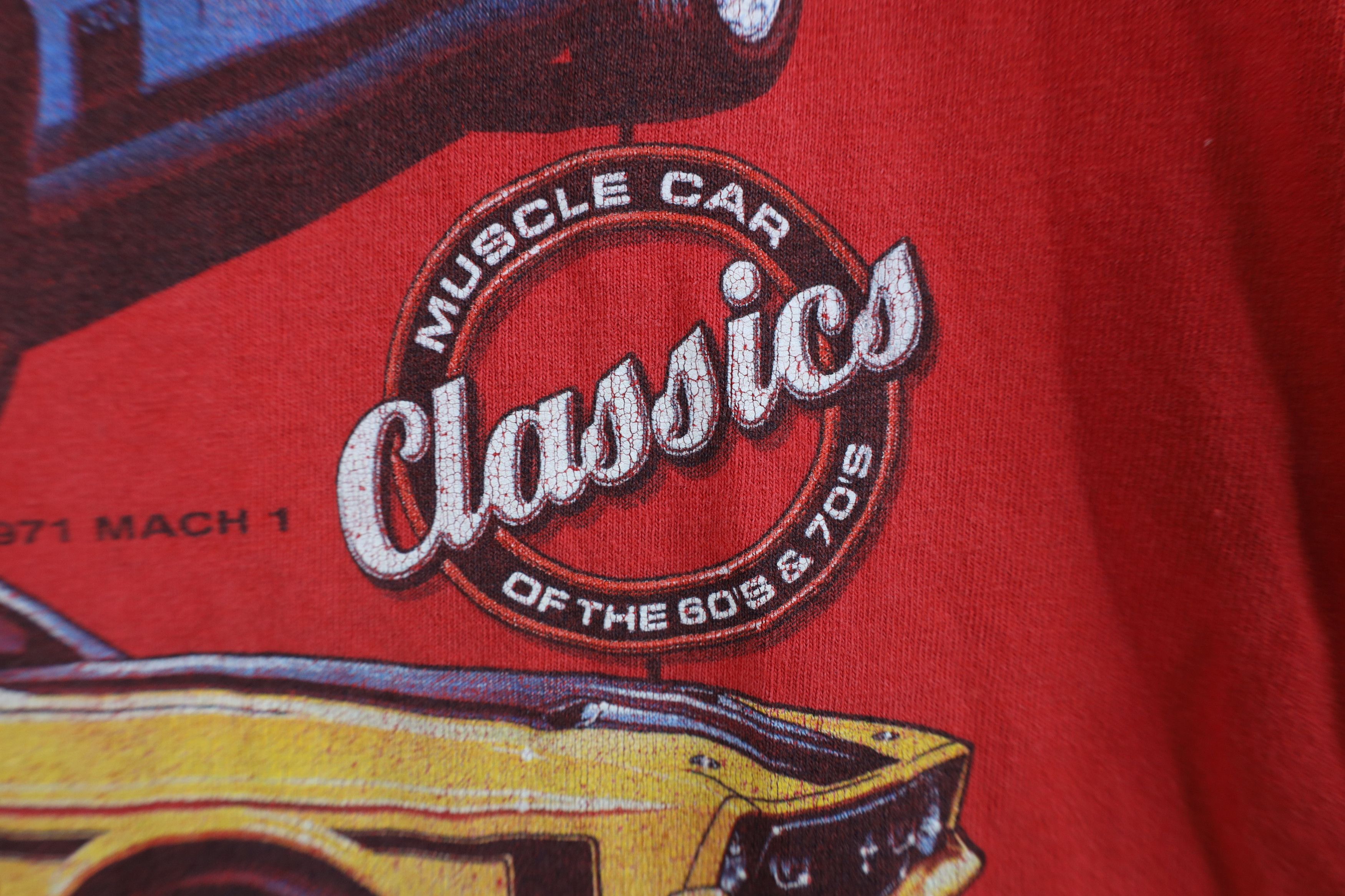 Vintage Vintage Y2K Ford Motor Co Mustang Muscle Car T-Shirt Red Size US L / EU 52-54 / 3 - 5 Thumbnail