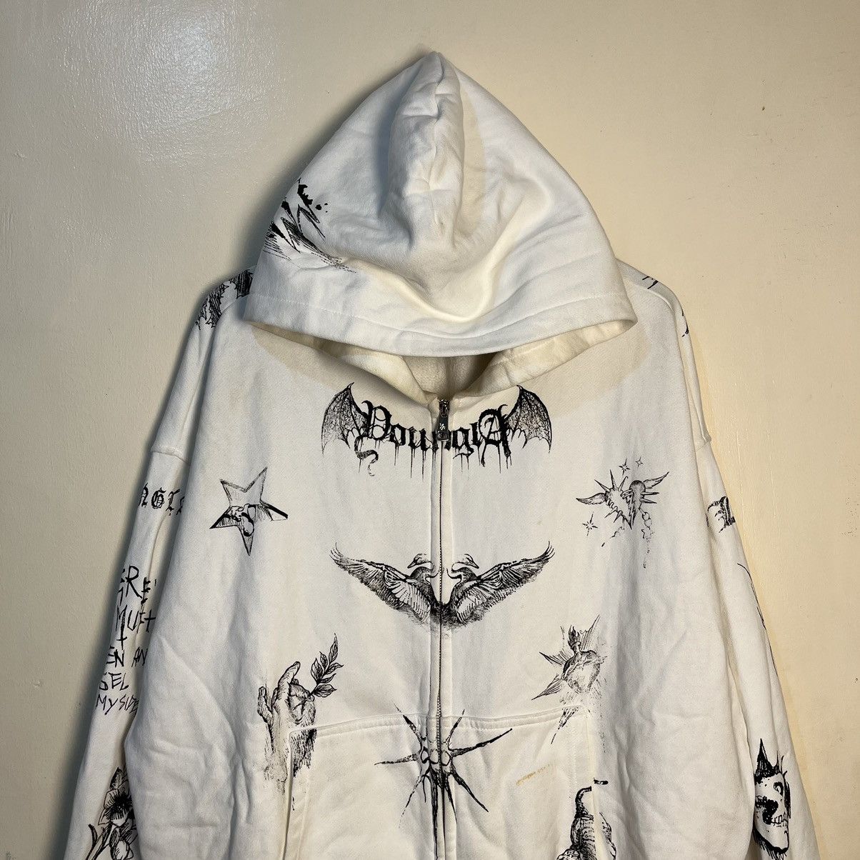 YoungLA YoungLA Inked Zip Up Hoodie Size US L / EU 52-54 / 3 - 2 Thumbnail