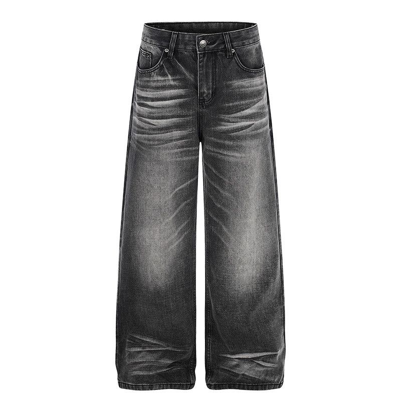 Vintage Men's American Vintage Washed, Whiskered Straight-Leg Jeans Size US 32 / EU 48 - 1 Thumbnail