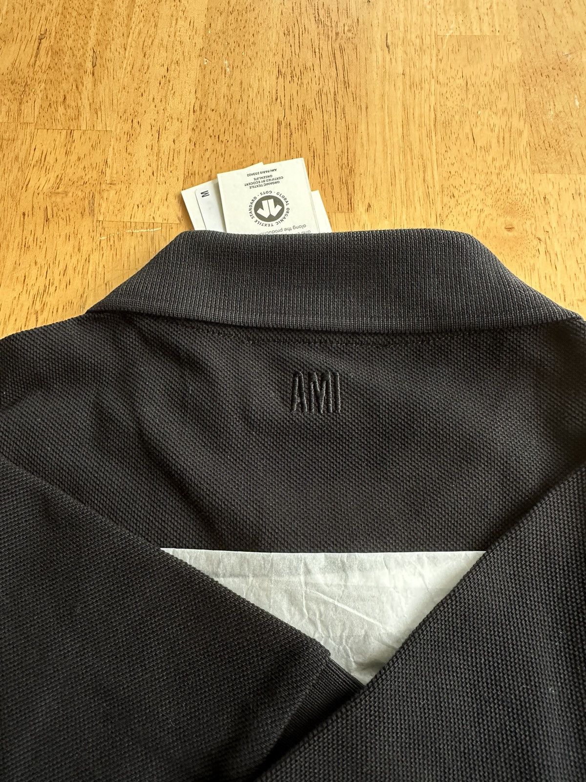 AMI Black Ami de Cœur Polo Size US M / EU 48-50 / 2 - 6 Thumbnail