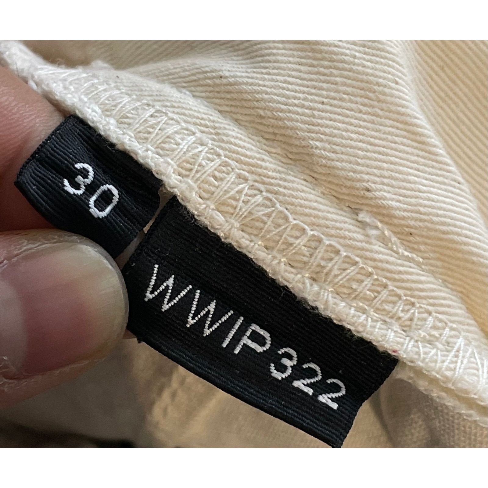 Purple Brand Purple Brand White & Grey Jeans Size US 30 / EU 46 - 6 Thumbnail