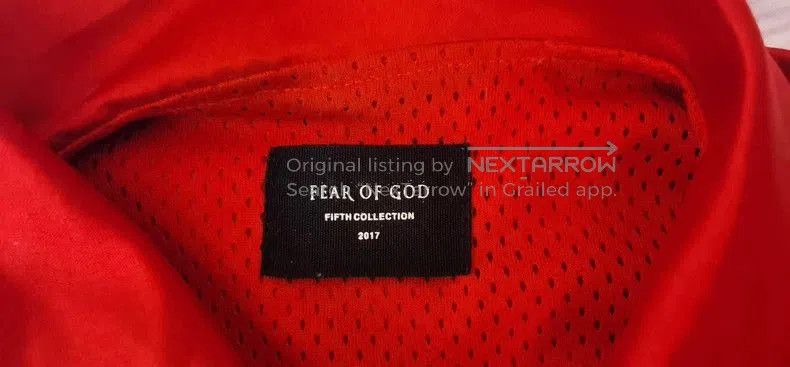 Fear of God Fear of God 5th Red Silk Half. Size US L / EU 52-54 / 3 - 3 Thumbnail