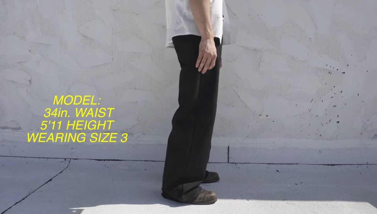 Somar × Staatsballett × Unsound Rags Nicholasaguas Raw Wide Leg Jovo Jeans v2 Size US 33 - 6 Thumbnail
