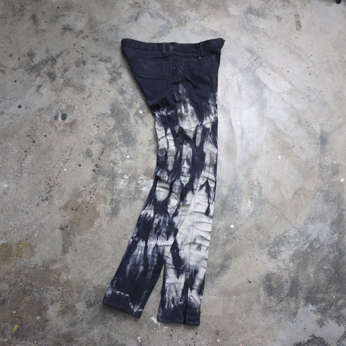 Japanese Brand Johnny Wolf "smoking acid" Jeans Size US 34 / EU 50 - 12 Thumbnail