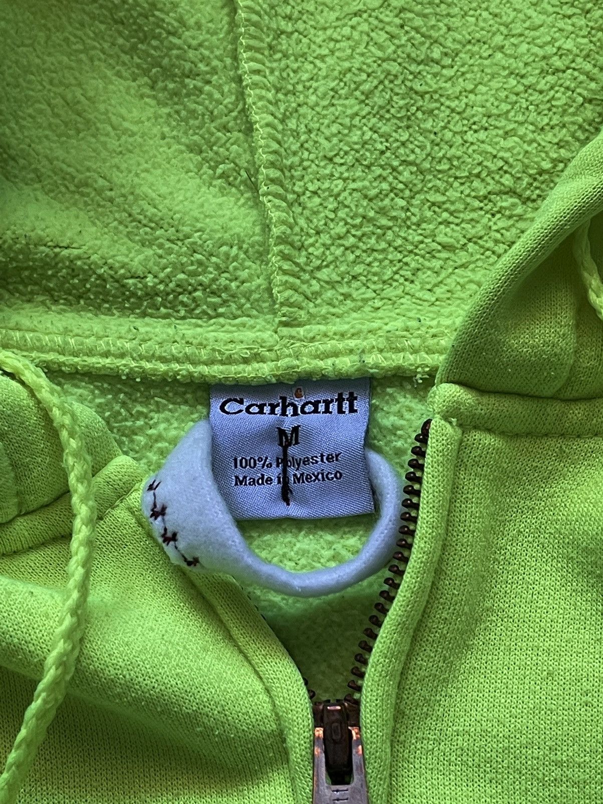 Carhartt × Carhartt Wip Carhartt workcore style neon green hoodie Size US M / EU 48-50 / 2 - 5 Thumbnail