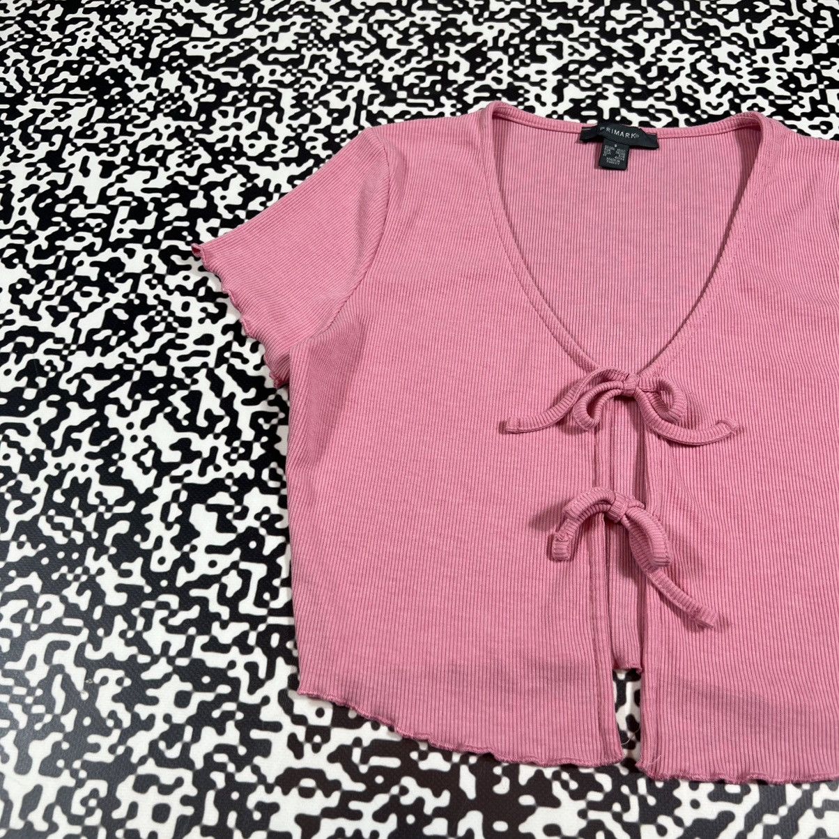 Vintage Vintage Y2K Japanese Style Stripe Cripped Sexy T-shirt Size S / US 4 / IT 40 - 3 Thumbnail