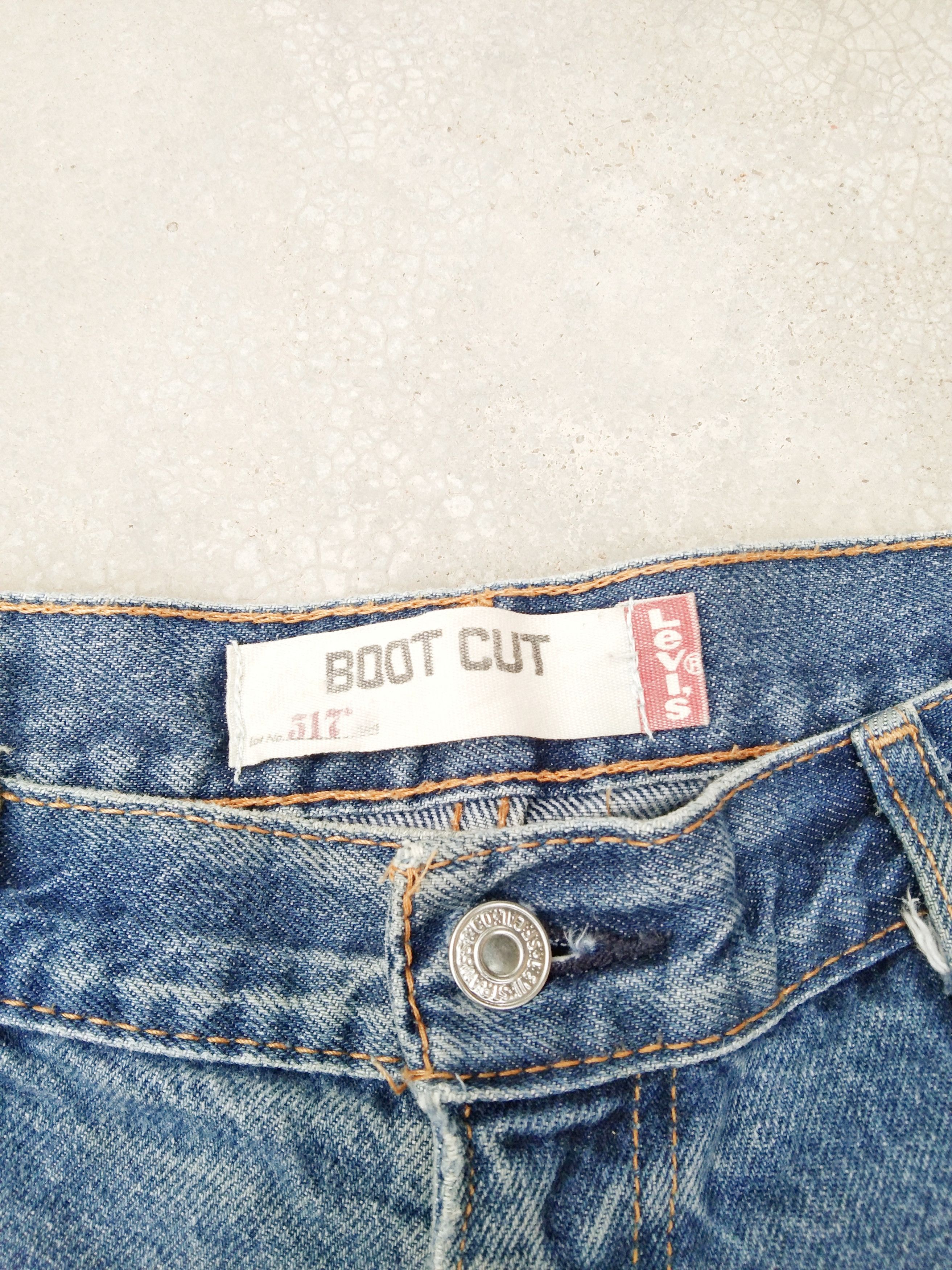 Jean × Levi's × Vintage Vintage Levis 517 Boot Cut Distressed Jeans 34x36 Size US 34 / EU 50 - 5 Thumbnail
