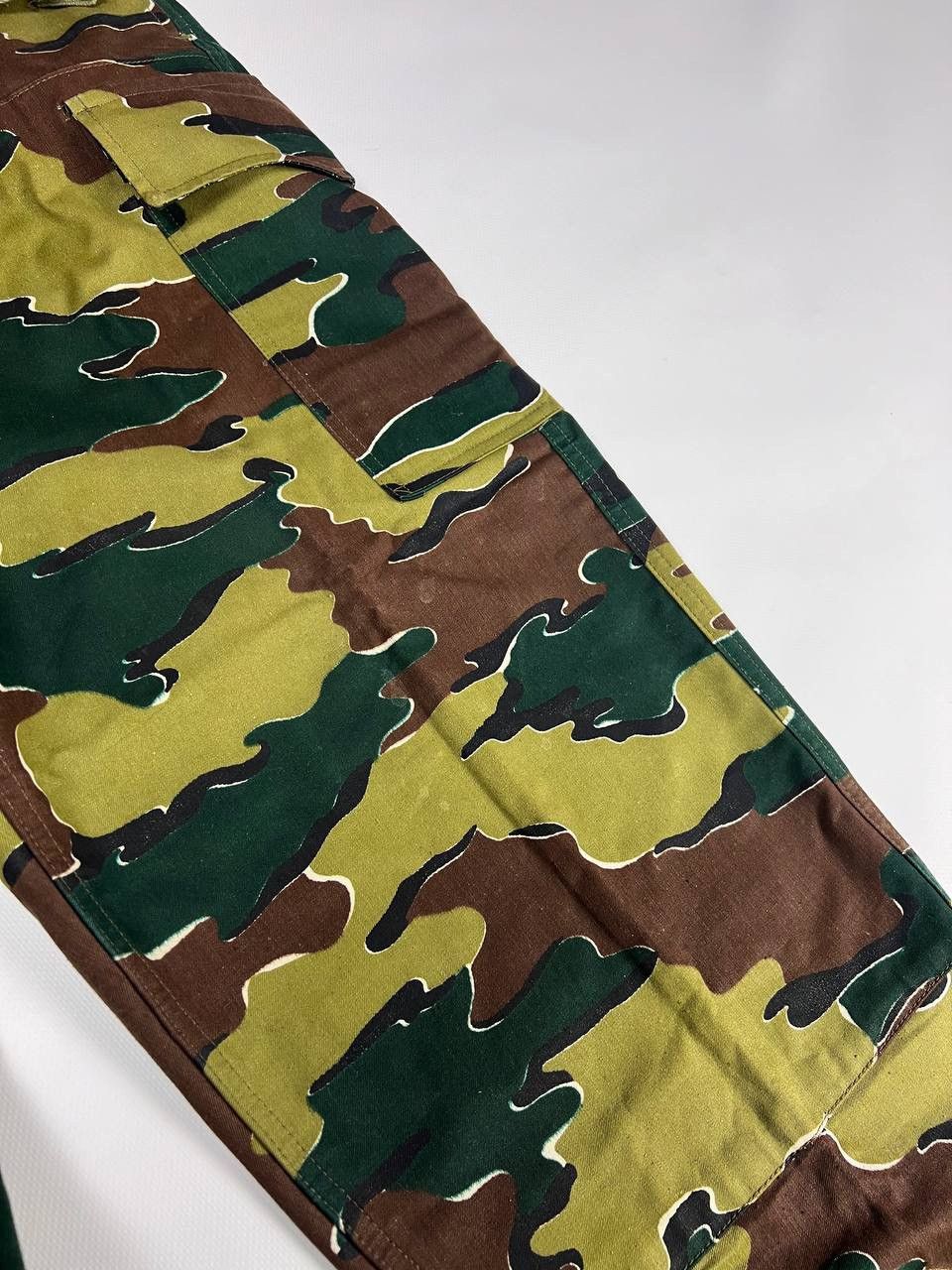 Vintage Old Belgian Jigsaw Camo Pants Seyntex 1962 Belgium cargo Size US 34 / EU 50 - 18 Thumbnail