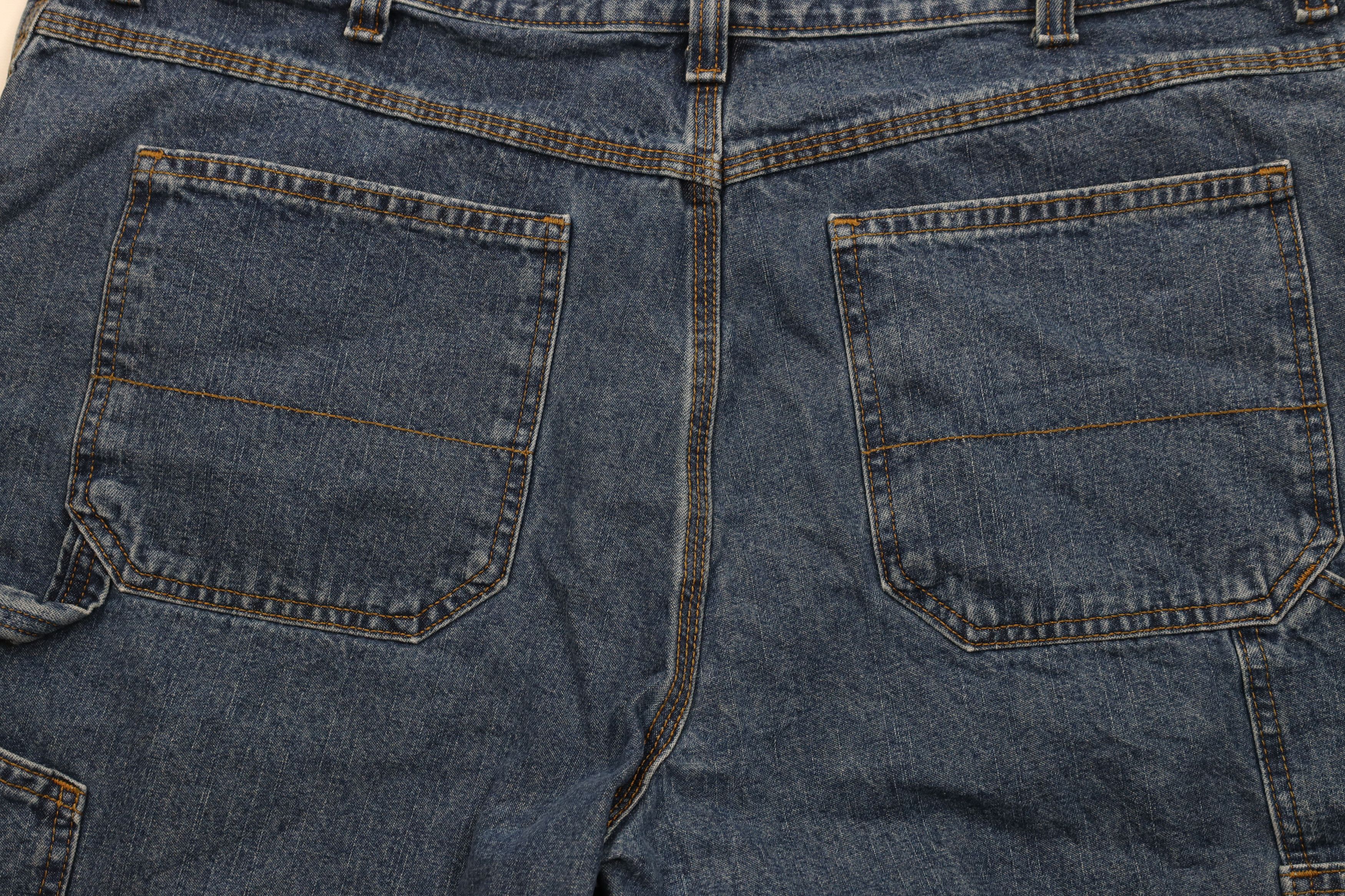 Vintage Vintage 90s Y2K Streetwear Relaxed Denim Jean Shorts Jorts Size US 44 / EU 60 - 9 Thumbnail