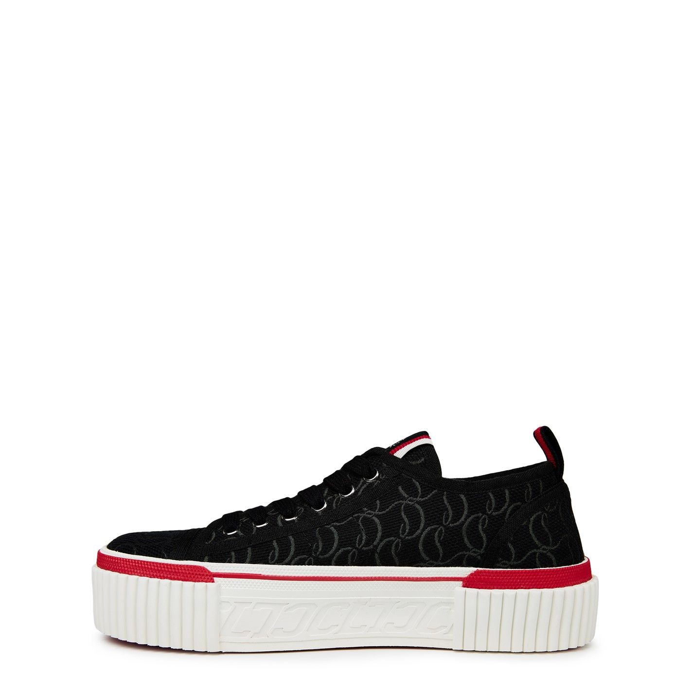 Christian Louboutin Super Pedro Cl Platform Sneakers Size US 7 / IT 37 - 3 Thumbnail