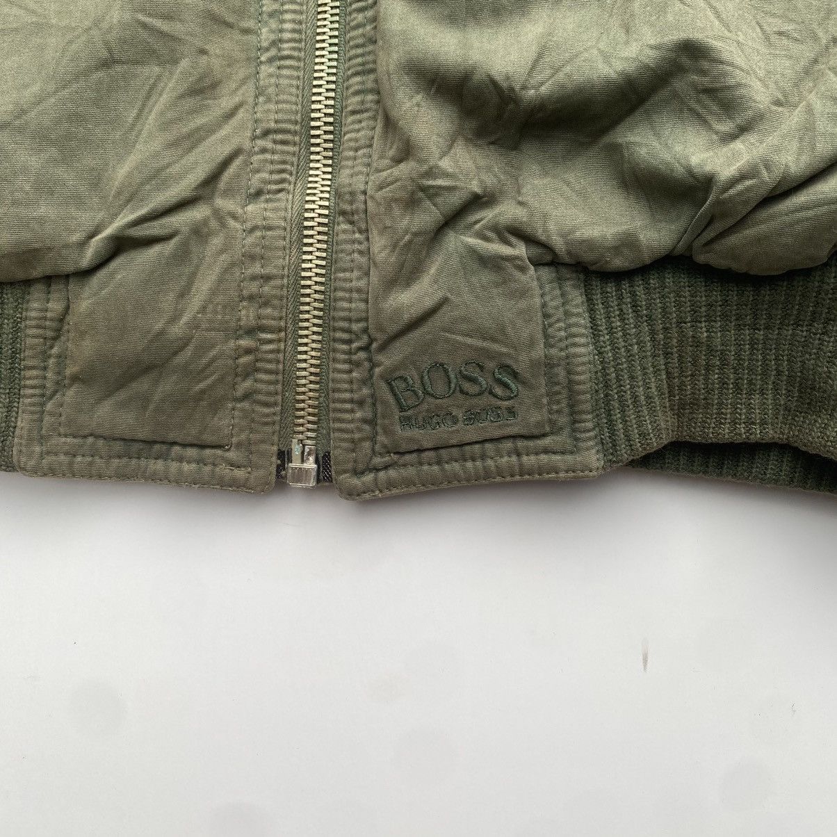 Hugo Boss × Vintage Vintage HUGO BOSS ‘MIRO’ Military Style Bomber Jacket Luxury Size US M / EU 48-50 / 2 - 4 Thumbnail