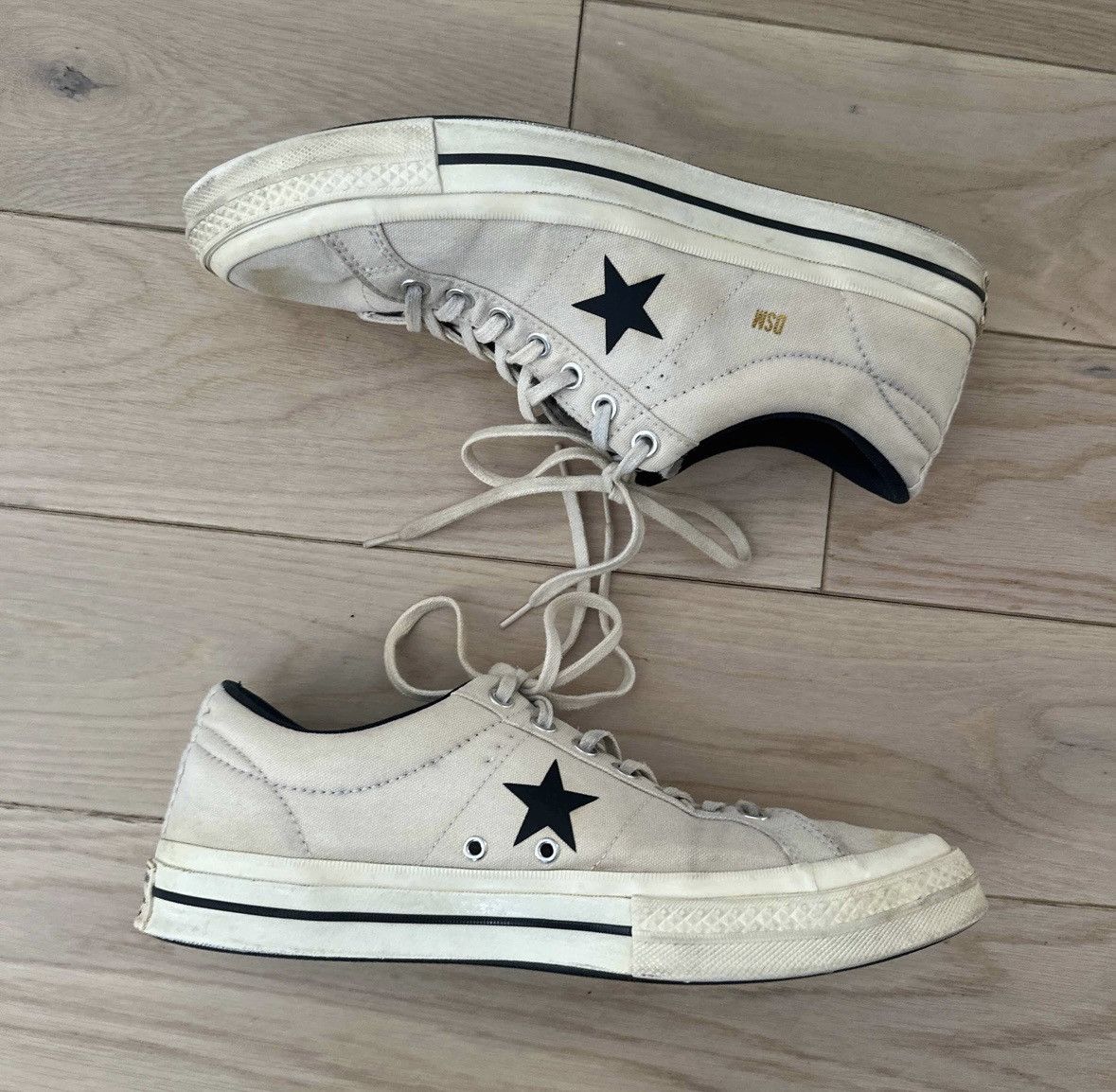 Converse × Dover Street Market Converse Dover Street Market One Star Ox Egret Size 12 Size US 12 / EU 45 - 2 Thumbnail