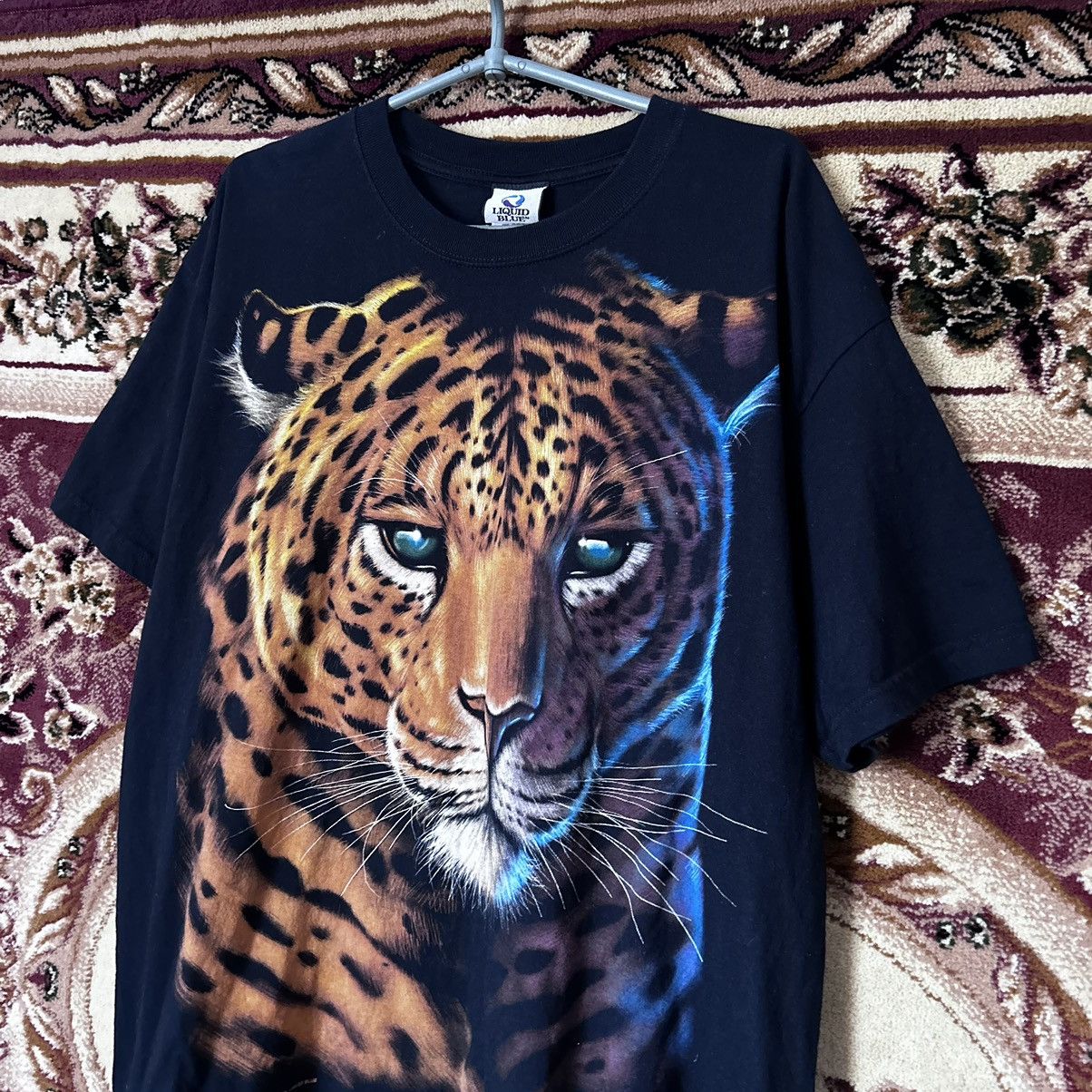 Liquid Blue × Vintage Liquid Blue 1998 VTG Tiger Full Print AOP Vintage tshirt Size US XL / EU 56 / 4 - 3 Thumbnail