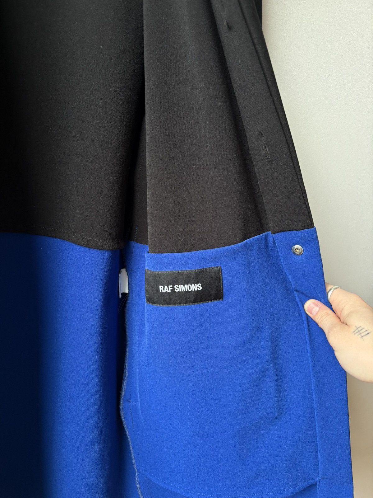 Raf Simons Raf Simons SS14 Tri-Color Athletic Long Coat Size US L / EU 52-54 / 3 - 6 Thumbnail